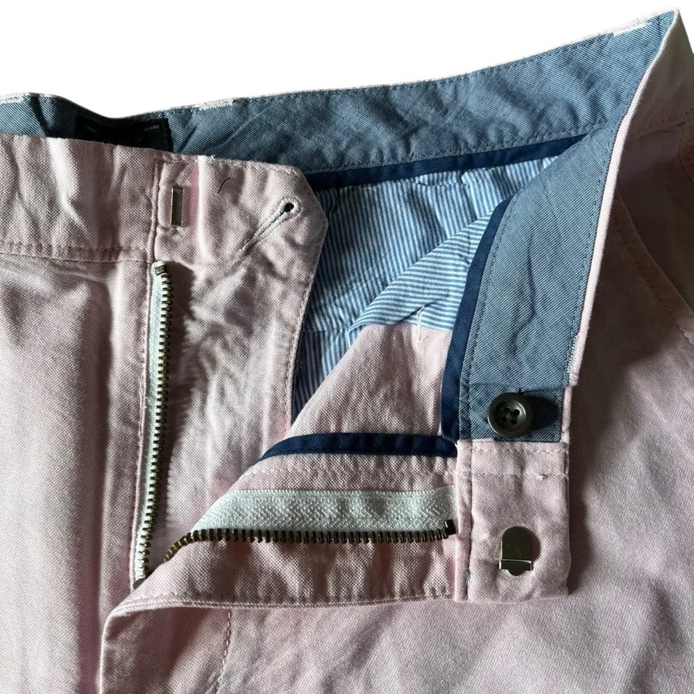 J. Crew Club Shorts Men’s 34 Pink 9” Chino Preppy Nautical Summer Classic Pastel
